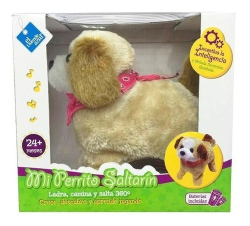 Imagen 2 de 6 de Perrito Saltarin Da Vuentas Ladra El Duende Azul Jeg 6289