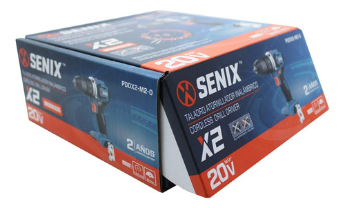 Taladro Inalámbrico De 1/2 PLG Senix X2 20v Pddx2-m2-0