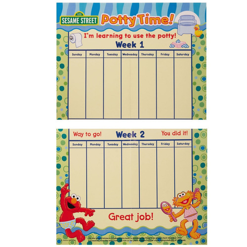 Plaza Sésamo Potty Time Potty Training Para Colorear Y Set