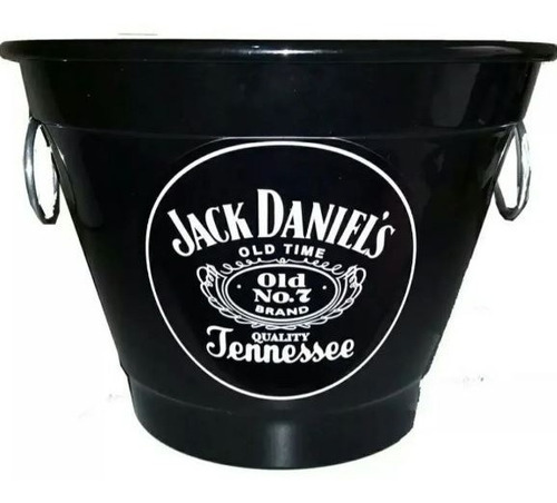 Balde Para Gelo E Cervejas Bar Alumínio Reforçado 6 Litros Cor Jack Daniel's