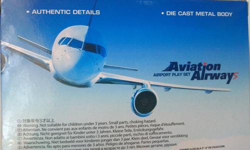 Avion Boeing 737 Aviation Airways Welly Escala 1:400
