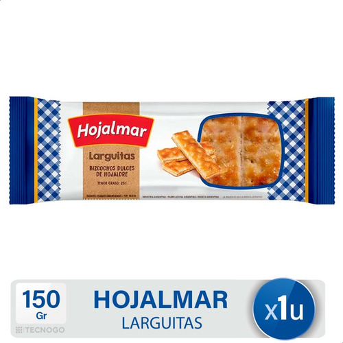Galletitas Hojalmar Larguitas Hojaldre Bizcochitos Dulces