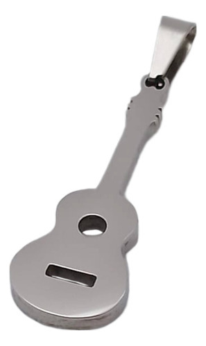 Collar Guitarra Criolla Mod2 Música Acero Joyas Mónaco  