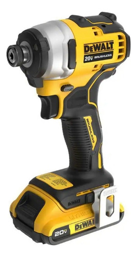 Destornillador De Impacto 1/4 20v Brushlees Dewalt Dcf809d1 Color Amarillo Frecuencia 0