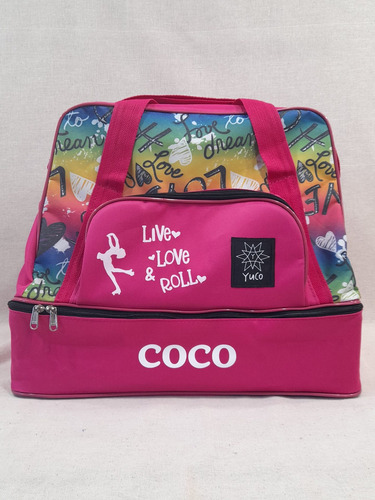 Imagen 4 de 9 de Bolso Patin Cajón Estampado Yuco + Cubrebota + Personalizado