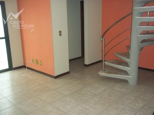 Imagem 7 de 30 de Cobertura Com 2 Dorms, Canto Do Forte, Praia Grande - R$ 450.000,00, 92m² - Codigo: 409 - V409