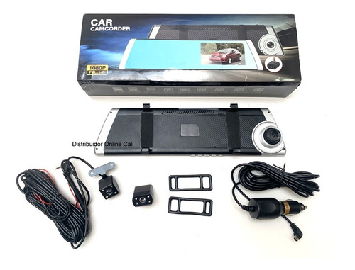 Espejo Retrovisor 3 Camaras Carro Trasera Interior Delantera