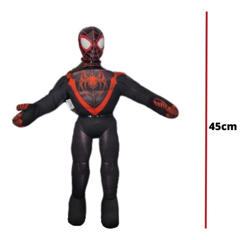 Muñeco De Tela Soft Miles Morales Original Spiderman