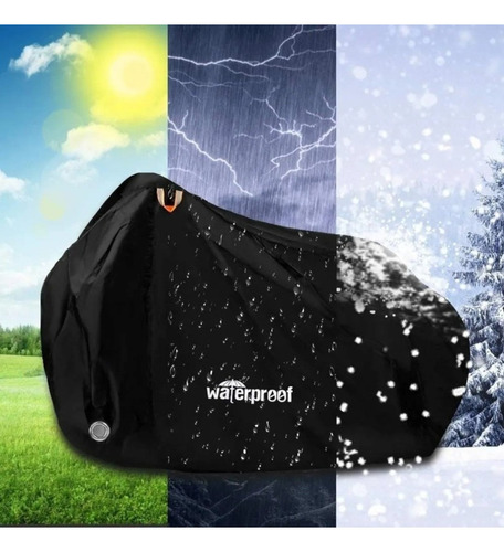 Funda De Bicicleta Impermeable Carpa Cobertor Con Elasticos