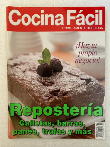 Revista Cocina Facil Reposteria Galletas Barras Y Mas 2006 (Usado)