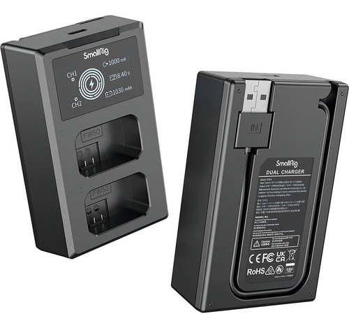 Kit Smallrig 3818, 2 baterías Np-Fw50 y cargador doble