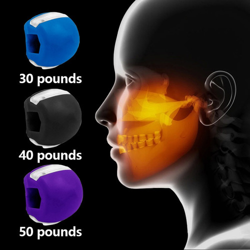 Imagen 4 de 10 de 3 Piezas Ejercicios De Mandíbula De Fitness Facial