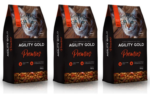 Agility Gold Premios Snack Para Gato X 3 U