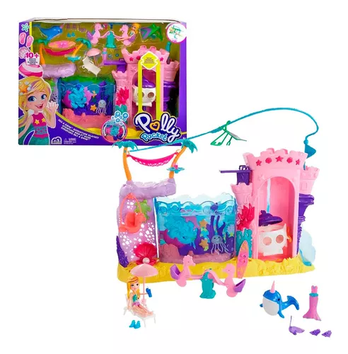 Polly Pocket Aventuras de Sereia - GXV27 - Mattel - Real Brinquedos