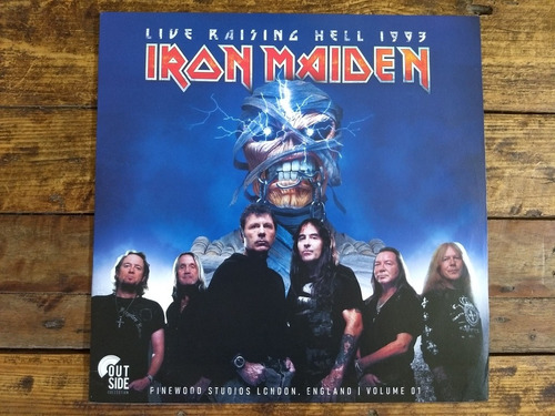 Iron Maiden Live Raising Hell 1993 Vinilo Lp Chile 2019