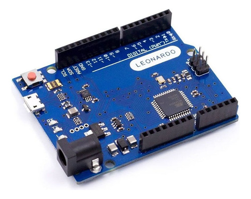 Placa Leonardo R3 Rev3 Atmega32u4 Com Cabo Usb Para Arduino