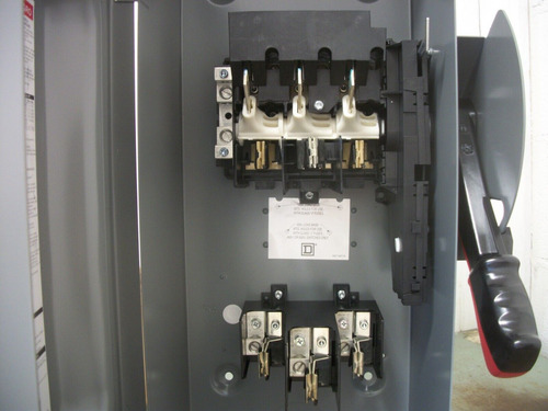 Square D Disconnect Type 3r H363nrb 100amp 600volt 3pole Bbx