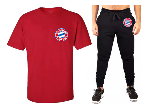 Conjunto Remera + Pantalón Jogging Bayern Munich Bundesliga