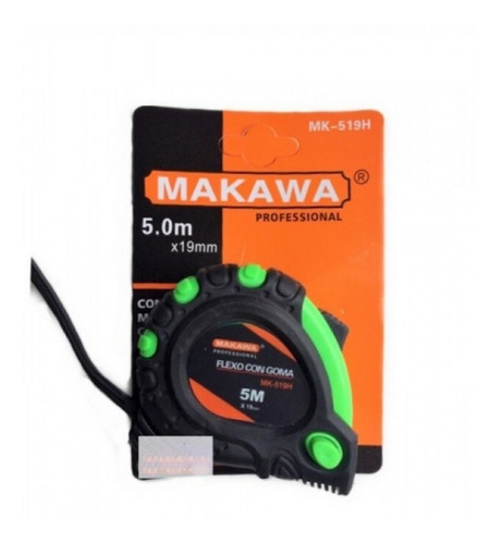 Huincha De Medir 5mts X 19mm Makawa Mk519h