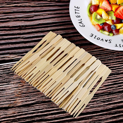 Juego De Tenedores De Fruta De Bambú Creative Lunch Box Acce