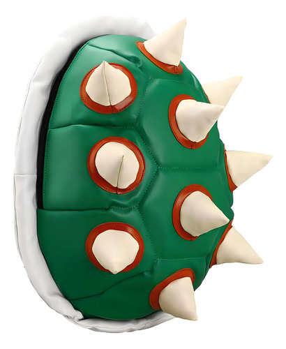 Mochila Caparazón Bowser Bioworld Super Mario Bros Disfraz Color Verde Diseño De La Tela Liso