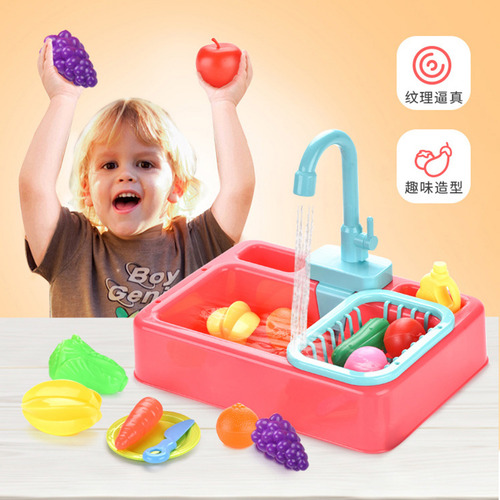 Juguetes Para Fregadero De Cocina Con Agua Corriente, 19 Pie