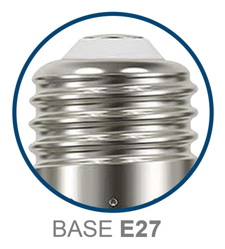 Foco led Aksi 115596-6 Bulbo color blanco cálido 8W 127V por 6 unidades