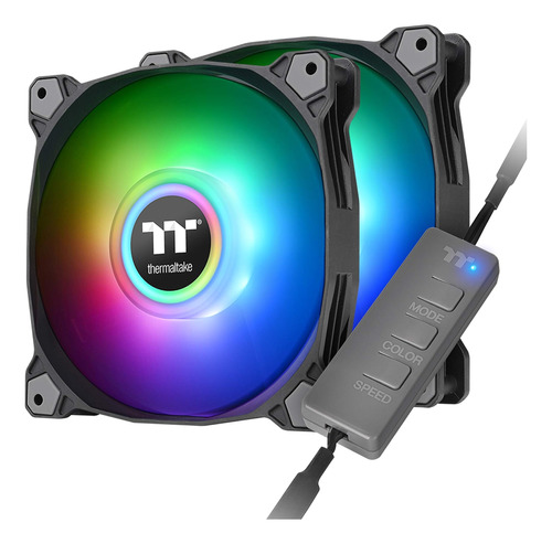 Thermaltake Pure Duo 120 Mm 16,8 Millones De Colores Rgb 5 V