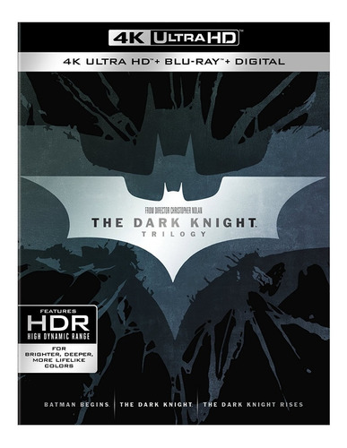 4k Ultra Hd + Blu-ray Batman Dark Knight Trilogy / 3 Films