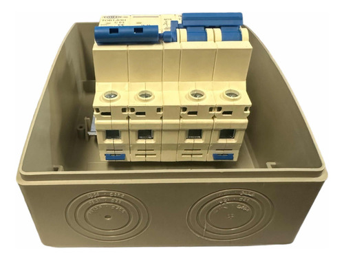 Interruptor 2x63a 110/220v Con Centro Carga