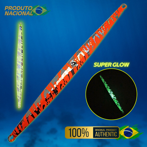 Isca Artificial Slow Speed Jumping Jig Super Glow Jigging