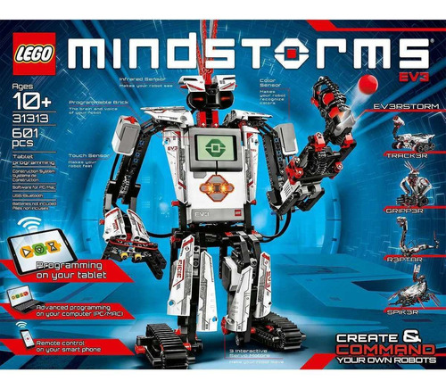 Lego Mindstorms Ev3 Robot 601 Piezas Modelo 31313