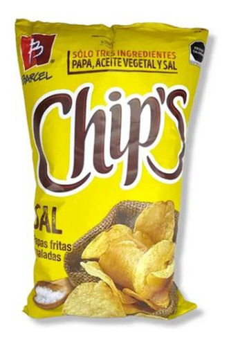 Papas Chips Sal De Mar Mega Pack 800g