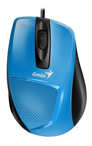 Mouse Genius Dx-150x C/ Fio Ergonômico Azul - 31010231102