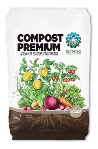 Compost Premium Bioterra 7 Litros