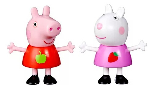 Set Figuras Peppa Pig Suzy Oveja & Peppa Pig Hasbro 6cm