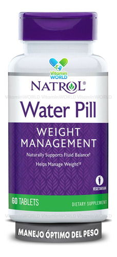 Píldora diurética de control de peso Natrol (xpel) Original