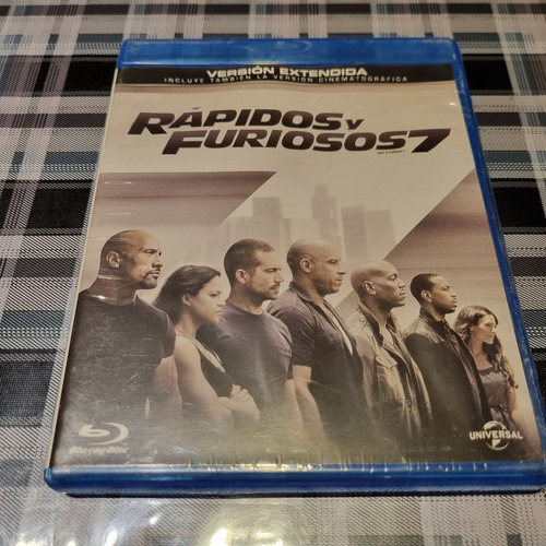 Rápidos Y  Furiosos 7 - Blu-ray Nuevo Sellado Original 