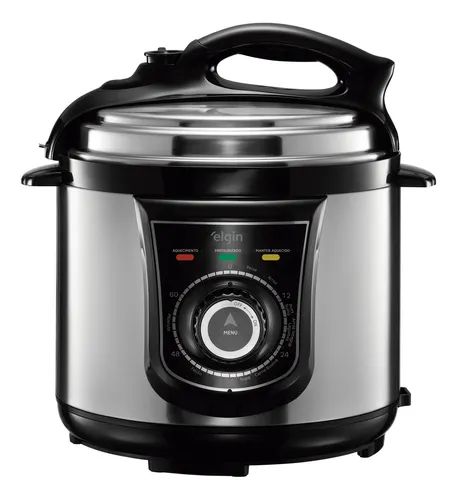 Panela Pressão Elétrica Elgin 42ppr 4 Litros 840w Aço Inox