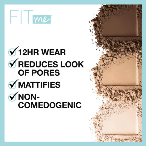 Maquillaje En Polvo Mate Sin Poros Fit Me De Maybelline New