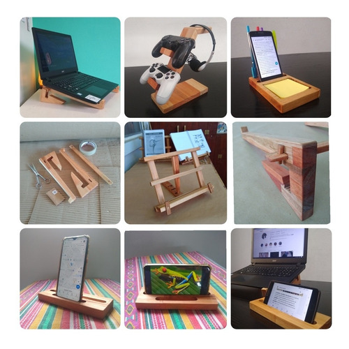Imagen 7 de 9 de Atril Para Lectura Madera Eucalipto Soporte Libros Postura