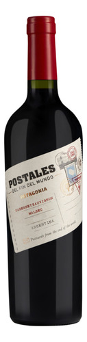Vino Postales del fin del mundo Cabernet Malbec 750ml