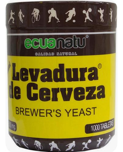 Levadura De Cerveza Ecuanatu: 1000 Tabletas