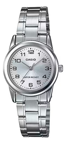 Reloj Casio Plateado Ltp-v001d-7budf Mnl