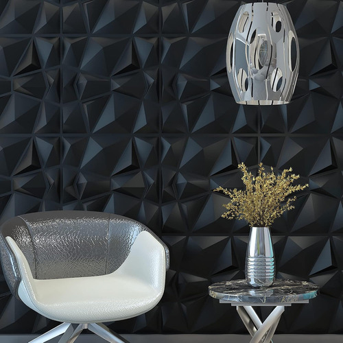 Revestimiento Con Textura 3d Para Pared 12 Unidades