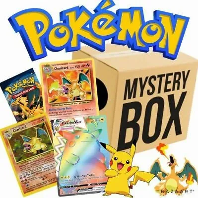 Mystery Box Pokémon Tcg Cartas Originales