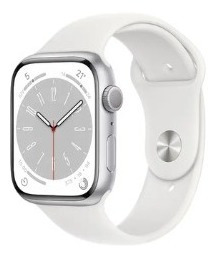 Apple Watch Series 8 45 Mm  Correa Deportiva Silver 