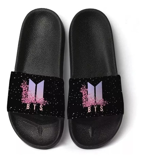 slip on preto glitter