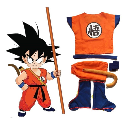 Roupa Fantasia Criança 7 A 12 Anos Goku Dragon Ball Z Dbz | Parcelamento  sem juros
