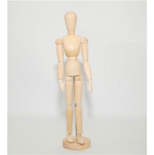 Boneco Articulado Madeira Desenho Manequim 30 Cm Modelo
